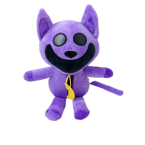 35cm Kawaii Smiling Critters Purple Catnap Soft Stuffed Plush Toy
