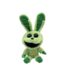 Rabbit Green Hare Smiling Critters Soft Plush Toy