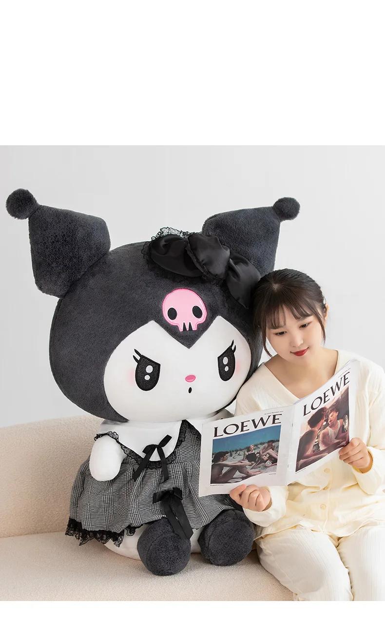 Kawaii Gothic Lace Kuromi Soft Stuffed Plush Toy