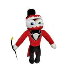 Digital Circus Caine Holding Stick Soft Stuffed Plush Toy