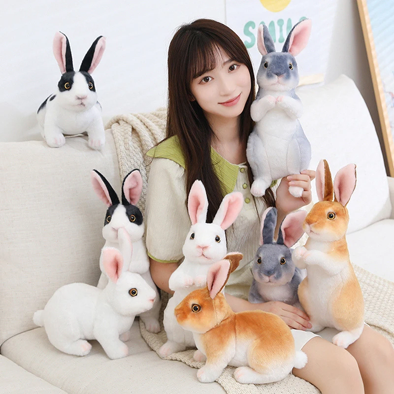 24cm Kawaii Long Ear Rabbit Soft Stuffed Plush Toy