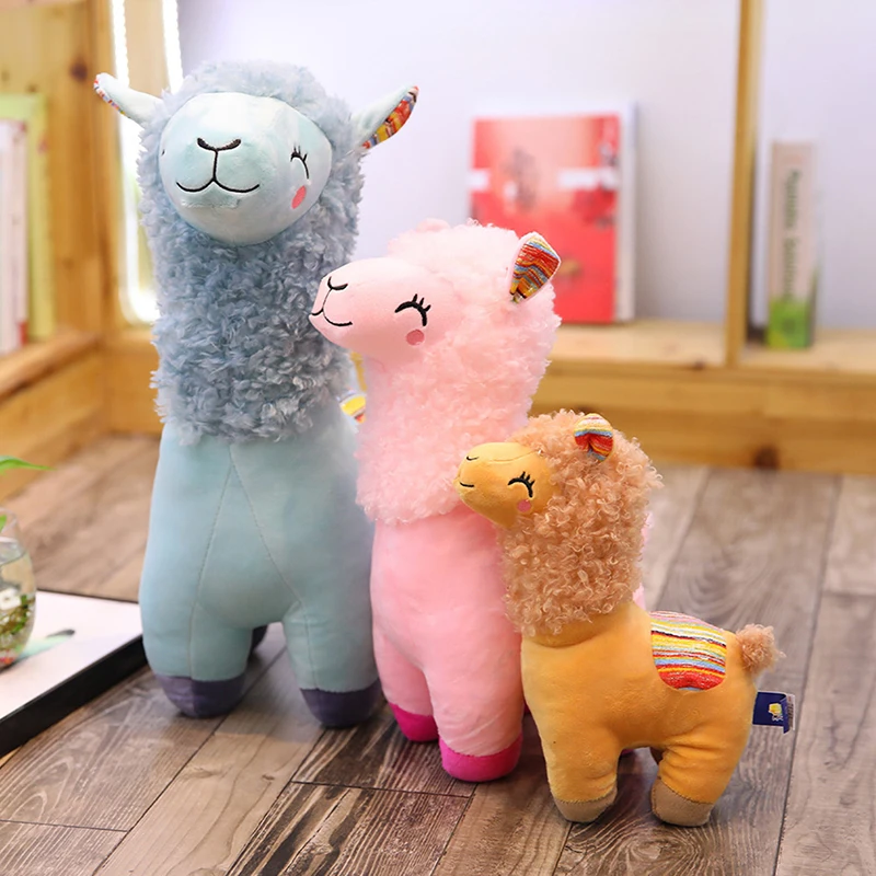 25cm Smile Alpaca Sheep Soft Stuffed Plush Toy