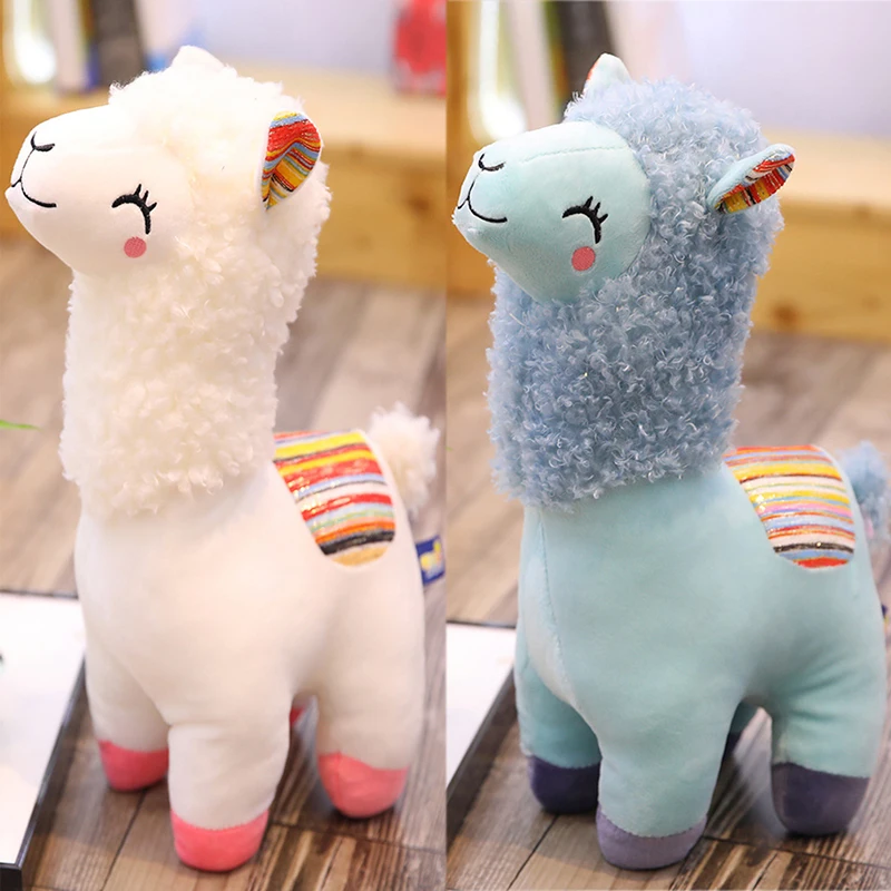 25cm Smile Alpaca Sheep Soft Stuffed Plush Toy
