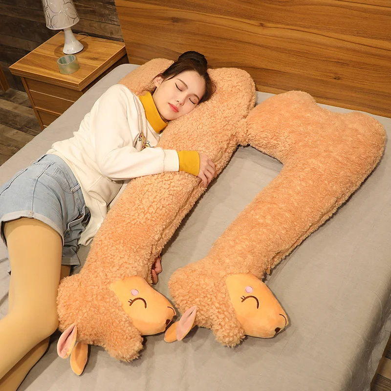 130cm Big Alpaca Sheep Soft Stuffed Plush Toy 