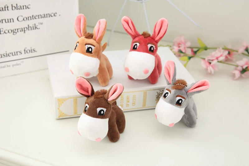 10cm Kawaii Little Donkey Soft Stuffed Plush Toy 