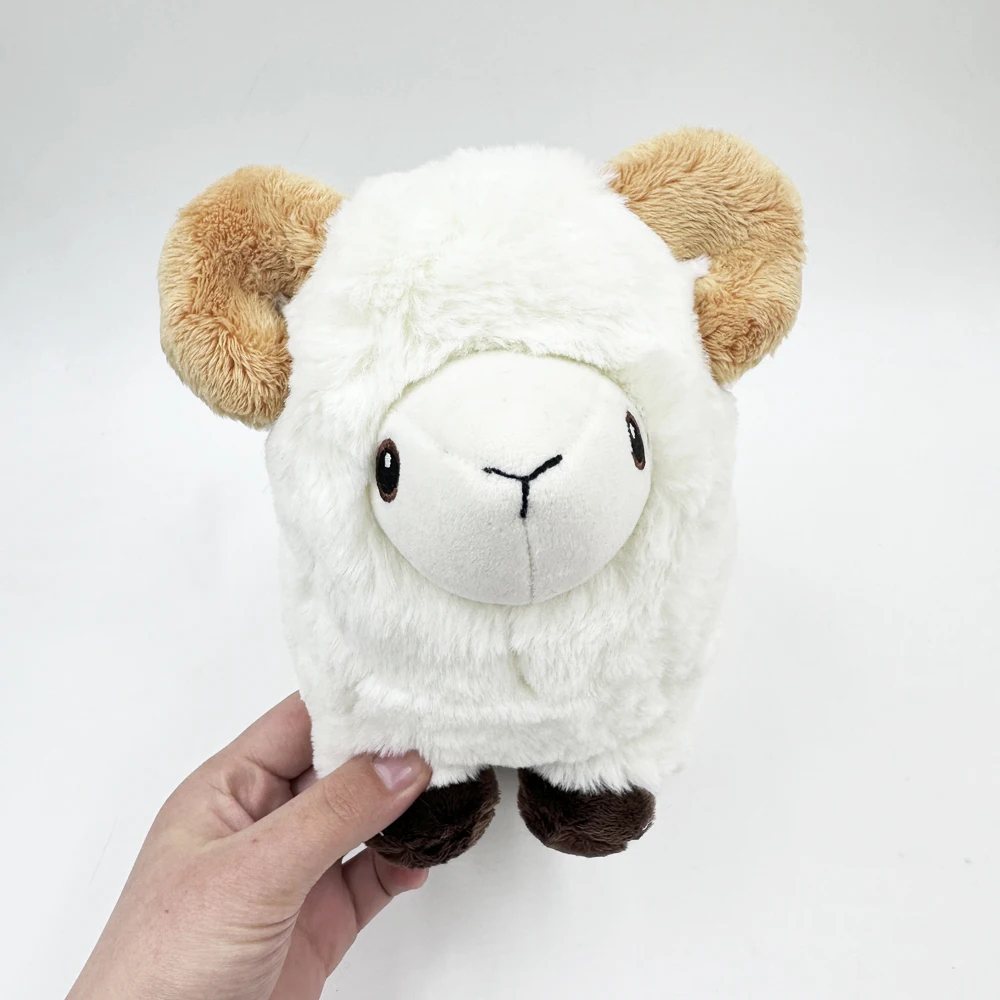 18cm Kawaii White Goat Soft Stuffed Plush Toy 