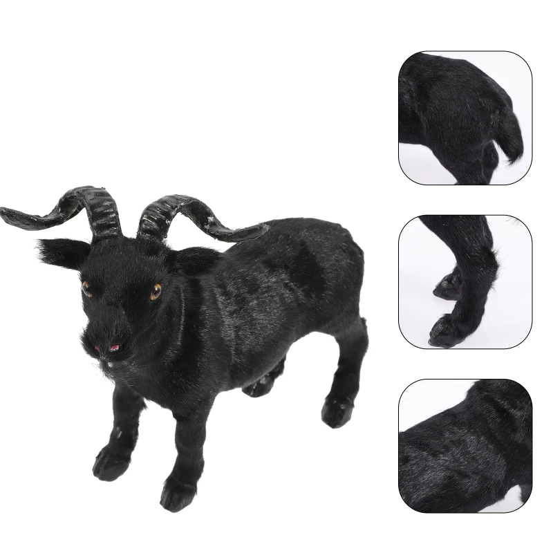 Black Goat Soft Stuffed Plush Toy