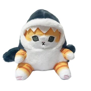 18cm Shark Cat Soft Stuffed Pendant Plush Toy