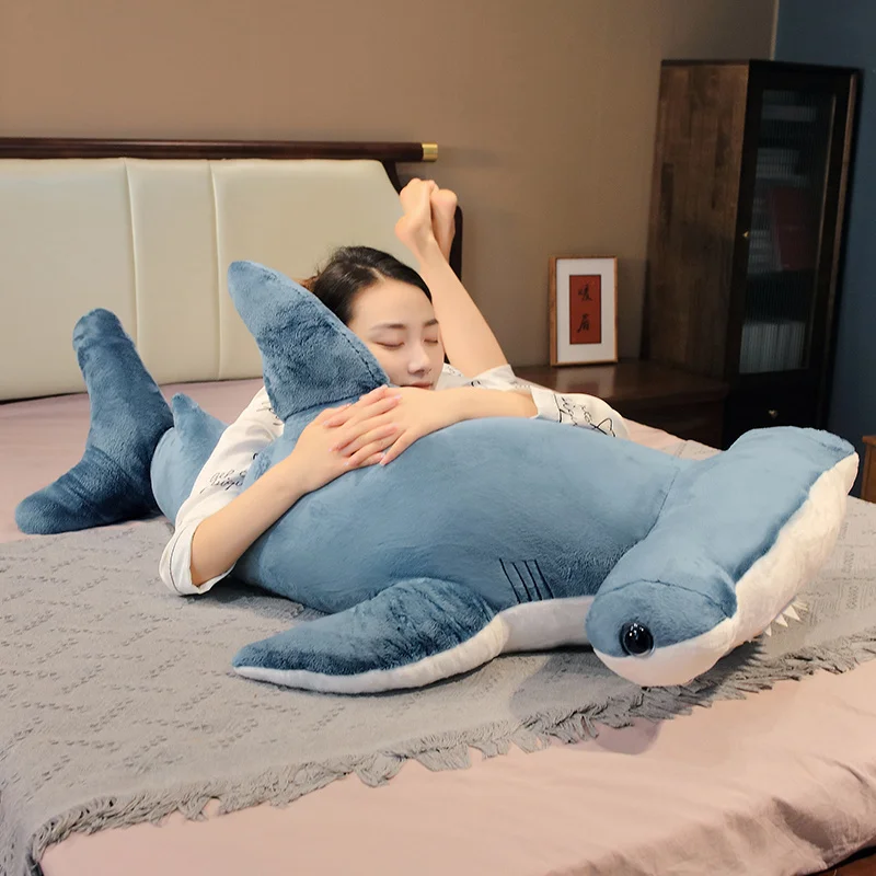 55-135cm Shark Soft Stuffed Plush Toy