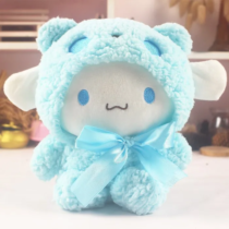 22cm Kawaii Cinnamoroll Dress Up Panda Soft Plush Toy