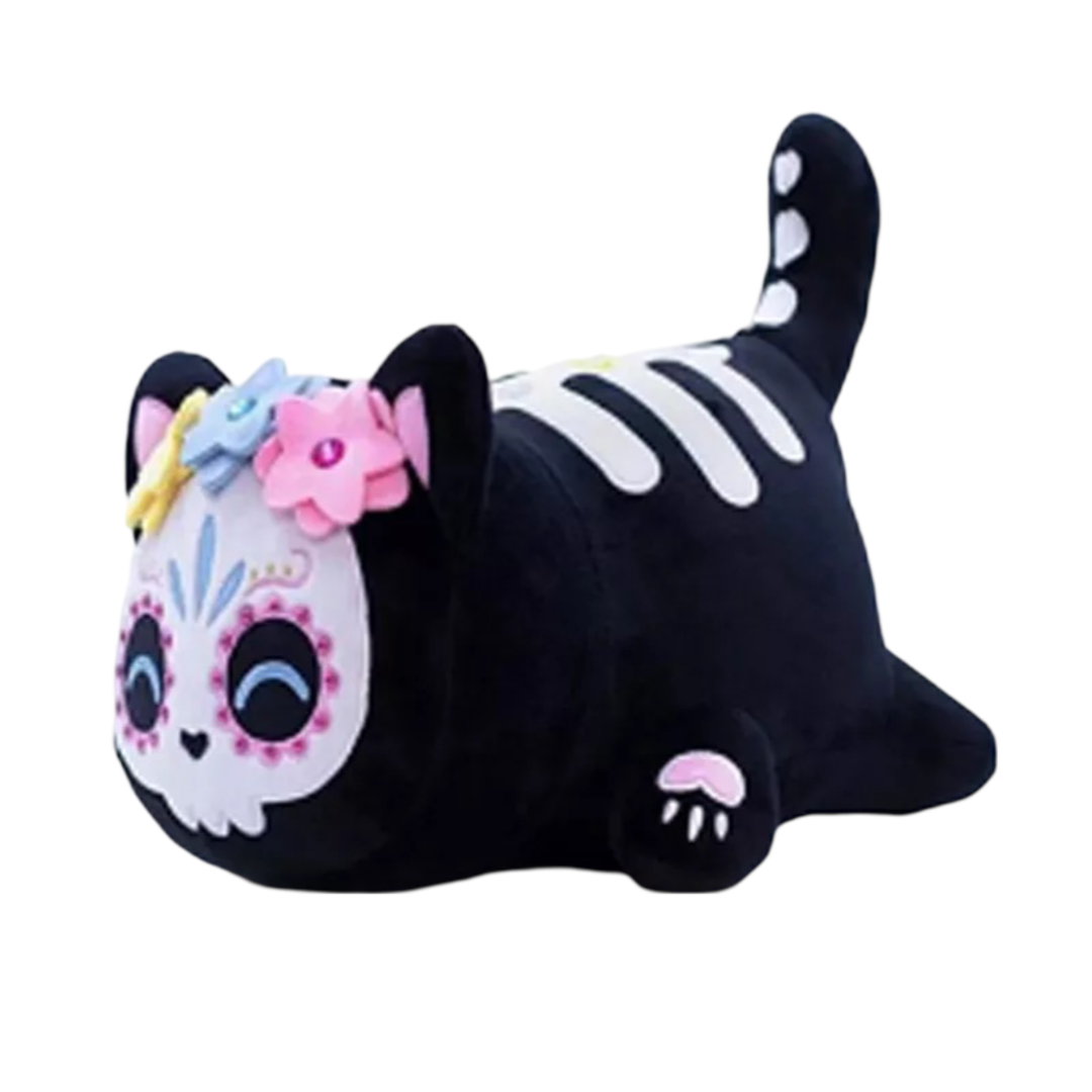 25cm Sugar Skull Cat Soft Plush Toy