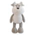 25cm-28cm Kawaii Standing Grey Dog Soft Stuffed Plush Toy