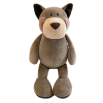 25cm-28cm Kawaii Jungle Wolf Soft Stuffed Plush Toy