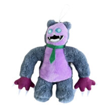 45cm Kawaii Smiling Critters Purple Monster Soft Plush Toy