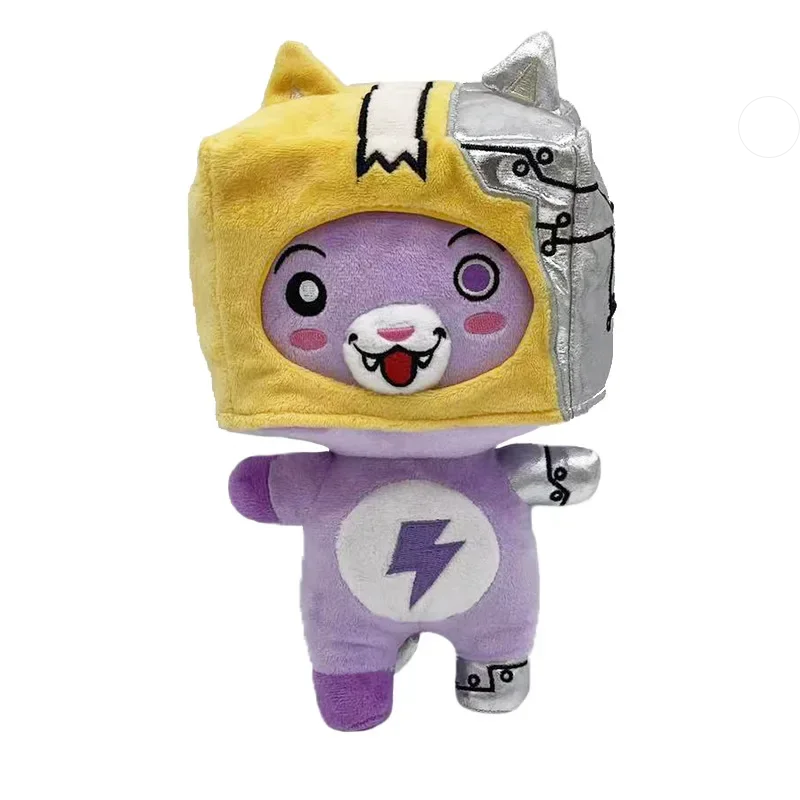 Kawaii LankyBox Cyborg Robot And Foxy Soft Stuffed Plush Toy