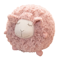 28/33cm Round Sleeping Sheep Lamb Soft Stuffed Plush Toy