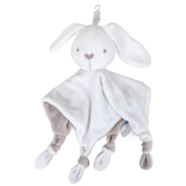 Bunny Towel With Ring Soft Stuffed Plush Toy