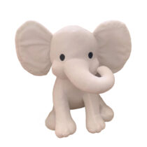 Kawaii White Ears Baby Elephant Soft Stuffed Plush Toy