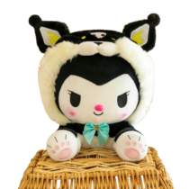 Sanrio Kuromi Transform Into A Panda Soft Plush Toy