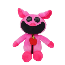 25cm Kawaii Smiling Critters Pink Pig Soft Plush Toy