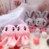 5-10cm Kawaii Cartoon Bunny Soft Plush Slippers