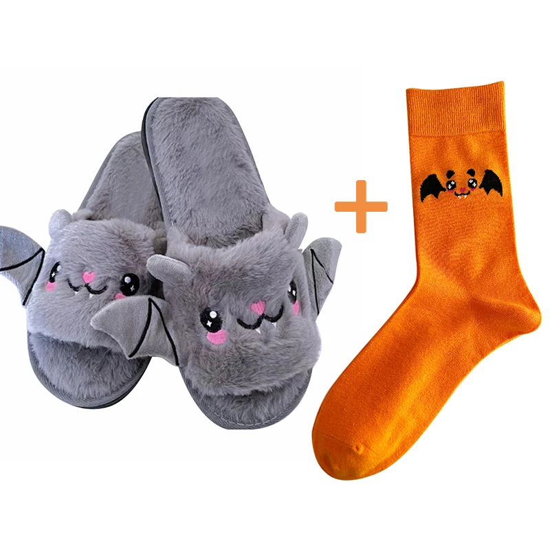 gray with socks