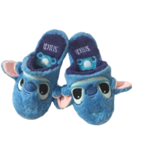 Disney Cartoon Winter Warm Stitch Soft Plush Slippers