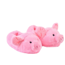 Cartoon Pink Pig Warm Soft Plush Slipper Shoes