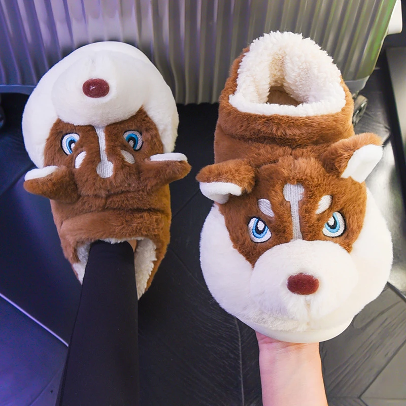 Winter Warm Husky Snow Boots Soft Plus Slipper Shoes