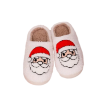 Kawaii Cartoon Warm Santa Claus Christmas Soft Plush Slipper