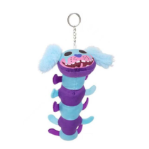 20cm Purple Caterpillar Soft Stuffed Plush Keychain