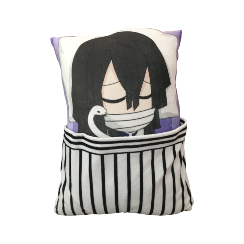 Anime Demon Slayer Obanai Iguro Soft Stuffed Plush Pillow