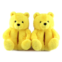 Winter Warm Indoor Fur Teddy Bear Soft Plush Shoes