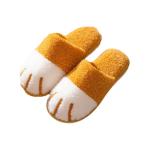 Kawaii Cat Paw For Women Indoor Warm Soft Plush Slippers