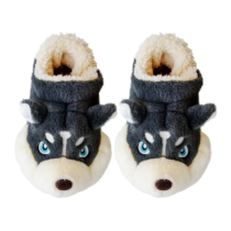 Kawaii Winter Warm Cotton Husky Fur Soft Plush Shoes