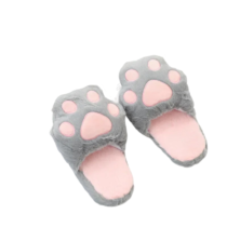Kawaii Cat Paw Winter Warm Soft Plush Slipper