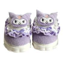 Cartoon Sanrio Kuromi Novelty Plush Slippers