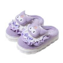 Cartoon Sanrio Kuromi Plush Slippers