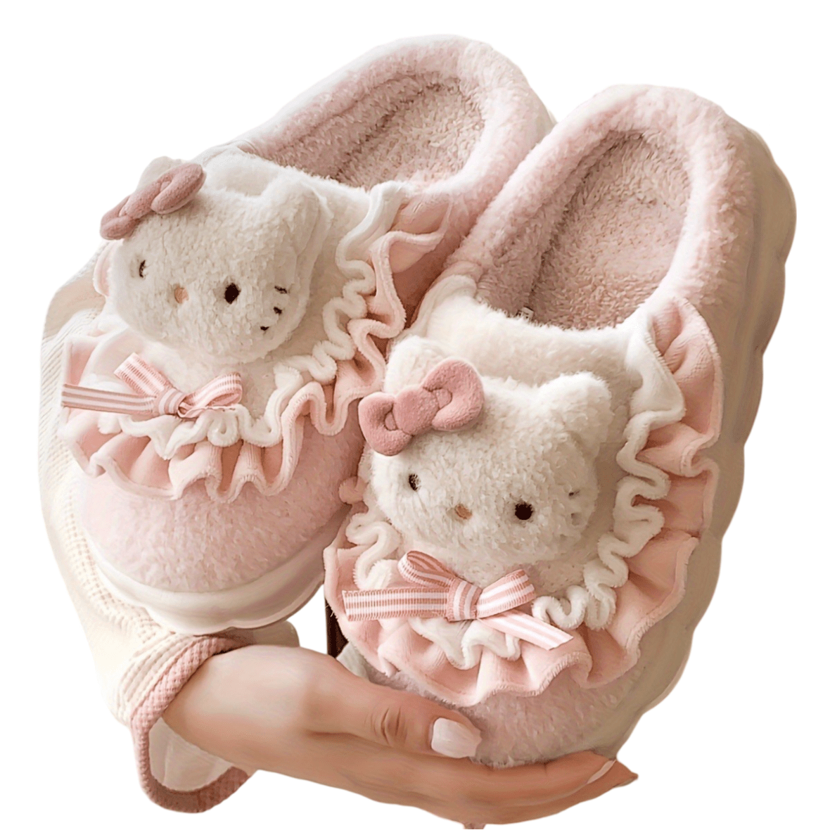 Cartoon Sanrio Hello Kitty Novelty Soft Plush Slippers