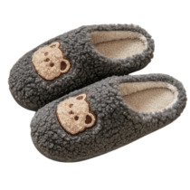 Bear Winter Soft Plush Slippers