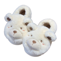 Kawaii White Bear Fluffy Novelty Slipper Shoes