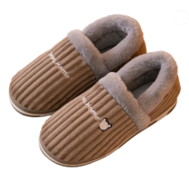 Couple Winter Warm Furry Soft Plush Slipper Shoes