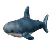 30cm Kawaii Realistic Shark Soft Stuffed Plush Sea Animal
