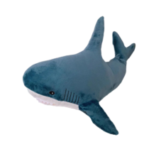 Realistic Blue Giant Shark Soft Stuffed Plush Animal