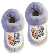 Winter Warm Indoor Cotton Bear Snow Boot Soft Plush Slippers