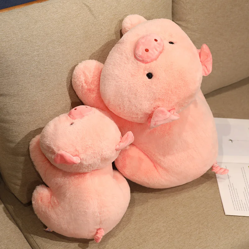 Pink Fluffy Pig Soft Stuffed Plush Toy