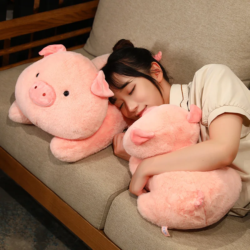 Pink Fluffy Pig Soft Stuffed Plush Toy