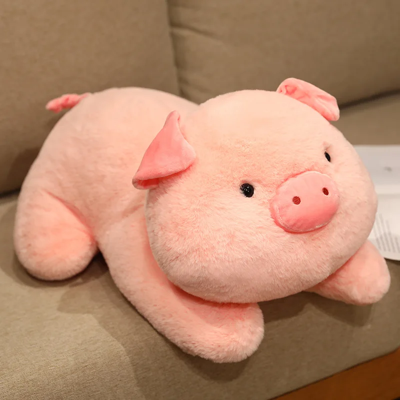 Pink Fluffy Pig Soft Stuffed Plush Toy