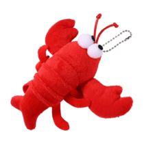 Kawaii Red Lobster Soft Stuffed Plush Toy Pendant Keychain