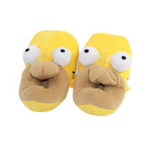 Cartoon Simpson Warm Plush Slippers